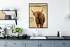 MuchoWow® Gerahmtes Poster Schottischer Highlander - Produktbild-Vorschau 3