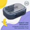 Schmatzfatz Lunchbox, Unterteilte Brotdose für Erwachsene & Produktbild-Vorschau 7