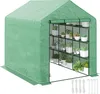 Serra in plastica Outsunny con ripiano per fiori e pomodori Anteprima dell’immagine prodotto 1
