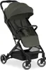 A studio shot of a dark olive green stroller against a white background. Produktbild-Vorschau
