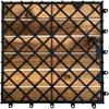 Hossi's Wholesale Holzfliesen Balkon 30x30 cm Akazie Teak Produktbild-Vorschau 5