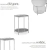 Table d’appoint OXFORD - gris Voir les images du produit 3