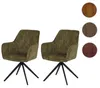 Set di 2 sedie da pranzo HWC-L79, sedie da cucina con Anteprima dell’immagine prodotto 8