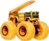 A toy monster truck with large gold wheels and a gold body, shown from a diagonal angle against a white background. Produktbild-Vorschau
