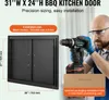 SucceBuy Porta di accesso al barbecue, 788 x 610 mm, doppia Anteprima dell’immagine prodotto 2