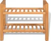 Stojak Na Buty Z 2 Półkami, 49,5X27X40 Cm, Lite Drewno Podgląd zdjęcia produktu 6