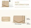 Miss Lulu Damen Umschlag Clutch Abendtasche Elegant mit Produktbild-Vorschau 3