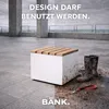 Garten Sitzwürfel Sitzhocker Sitzbox Sitzbank mit Stauraum Produktbild-Vorschau 3