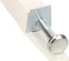 KOTARBAU® Držiak dverí biely Pevná dverová zarážka Oceľ Náhľad obrázku produktu 4