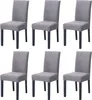 Bezüge für Esszimmerstühle, 6er-Pack moderne elastische Produktbild-Vorschau 1