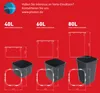 SULO Vario Mülltonneneinsatz 60 Liter | Reduziert das Produktbild-Vorschau 2