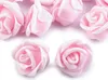 10 x Deko Rose / Rosenblüte / Rosenkopf 4cm, rosa Produktbild-Vorschau