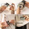Collage of four images showing different ways to use and carry earbud cases. Voir les images du produit