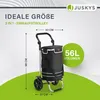 Juskys Einkaufstrolley 3in1 mit 2 Rollen für Shopping - 56 Produktbild-Vorschau 2