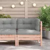 vidaXL Canapé d'angle de jardin avec coussins en bois Voir les images du produit 10