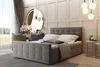 Boxspringbett Schlafzimmerbett CARLOS 200x220cm Stoff Produktbild-Vorschau 1