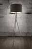 Globo Lighting Stehleuchte Metall schwarz, Textil schwarz, Produktbild-Vorschau 3