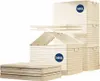 Several beige storage boxes of different sizes are stacked and displayed against a white background. Produktbild-Vorschau
