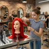 Kadeřnická cvičná hlava Iza 90 cm termovlasy + Stativ Náhled obrázku produktu 6