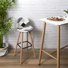 Lot De 2 Tabourets De Bar Patchwork Gris Voir les images du produit 1