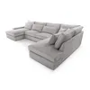 Fedve Ecksofa Eckcouch Medan U Form Big Sofa Sofagarnitur Produktbild-Vorschau 3