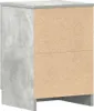 vidaXL Nachttische 2 Stk. Betongrau 38x35x56 cm Produktbild-Vorschau 8