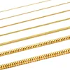 Goldkette Schlangenkette Länge 45cm - Breite 1,0mm - 585-14 Produktbild-Vorschau 1