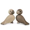 Kay Bojesen Lovebirds H9 cm dub/uzený dub 1 pár Náhled obrázku produktu 5