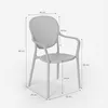 Chaise au design moderne en polypropylène pour cuisine bar Voir les images du produit 5