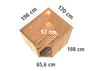 Karibu Sauna Heimsauna Innensauna KALLE 3 68mm Wandstärke Produktbild-Vorschau 4