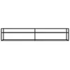TV-Schrank Schwarz Marmor-Optik 220x40x40,5 cm Hartglas Produktbild-Vorschau 3