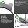 Leco Luxus-Schaukelbett "Mareike"  mit Sonnendach, Produktbild-Vorschau 4