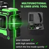 niwelator laserowy 3D 12 Linen Zielony Obrotowy 360º Podgląd zdjęcia produktu 11