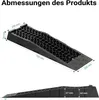 XPOtool Auffahrrampen extra flach 2 Stück aus Kunststoff Produktbild-Vorschau 7