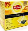 A box of Lipton Lemon flavored black tea bags. Náhľad obrázku produktu