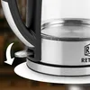 Bouilloire électrique en verre 1,7 L | 2200 W, acier Voir les images du produit 5