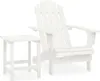 Sedia da giardino Adirondack con tavolo in legno massiccio Anteprima dell’immagine prodotto 8