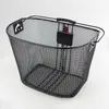 schwarzer Fahrradkorb inkl. Lenkeradapter aus Metall mit Produktbild-Vorschau 1