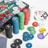 Zestaw do gry w pokera, 300 żetonów, 2 talie kart, kostki, Podgląd zdjęcia produktu 2