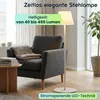 Moderne höhenverstellbare LED-Stehlampe, dimmbar, weiss, Produktbild-Vorschau 7