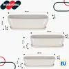 KOTARBAU® 3 pcs. Céramique Bac à fleurs avec soucoupe 3 Voir les images du produit 3