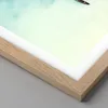 Gerahmtes Poster - Rahmen in heller Eiche - Insel Boot Produktbild-Vorschau 2