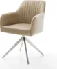 DELIFE Esszimmerstuhl Greg-Flex Mikrofaser Beige Vintage Produktbild-Vorschau 1