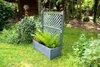 KHW Pflanzkasten mit Spalier Blumenkasten Kübel grau L 100 Produktbild-Vorschau 4