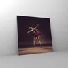 Bilder auf glas - Einteilig - Ballerina Rot Kleid - 30x30cm Produktbild-Vorschau 4