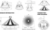 Technical diagrams and specifications for a motion sensor. Produktbild-Vorschau