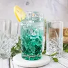 6 dlouhých sklenic na nápoje 300 ml s reliéfem sklenice na Náhled obrázku produktu 2