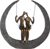 Gilde Skulptur, rund, "Swing", Paarmotiv, Kunstharz, grau, Anteprima dell’immagine prodotto 1