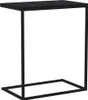 A black side table with a minimalist design. Náhled obrázku produktu
