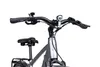 Close-up view of the handlebars and front of an electric bicycle. Produktbild-Vorschau